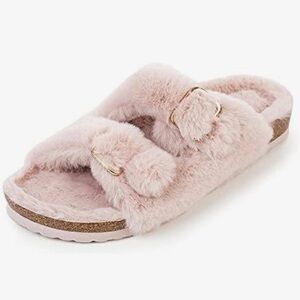 💙Plush Pink Women's Slippers